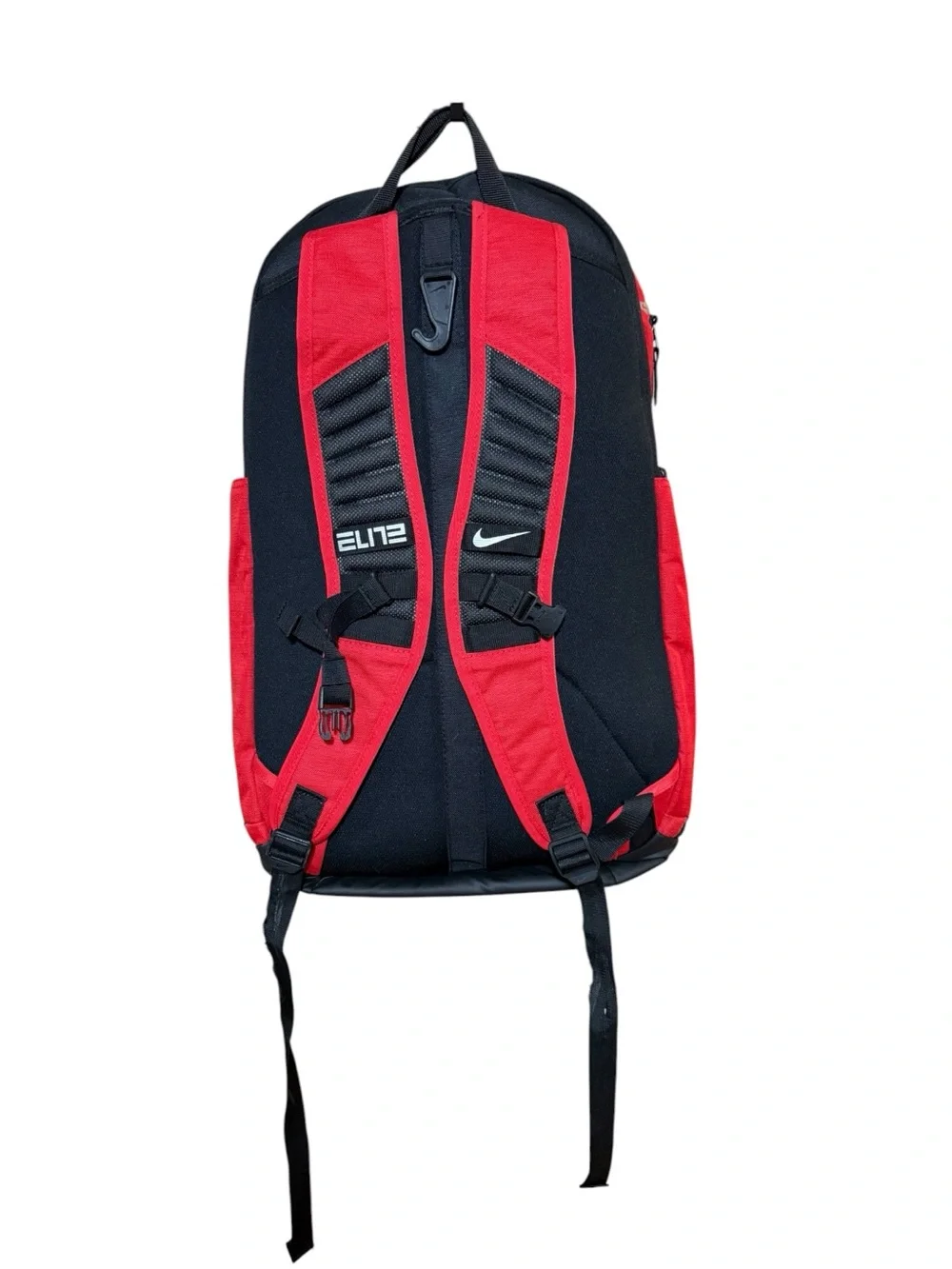 Like New - Nike Hoops Elite Pro Backpack University Red Metallic Silver Black